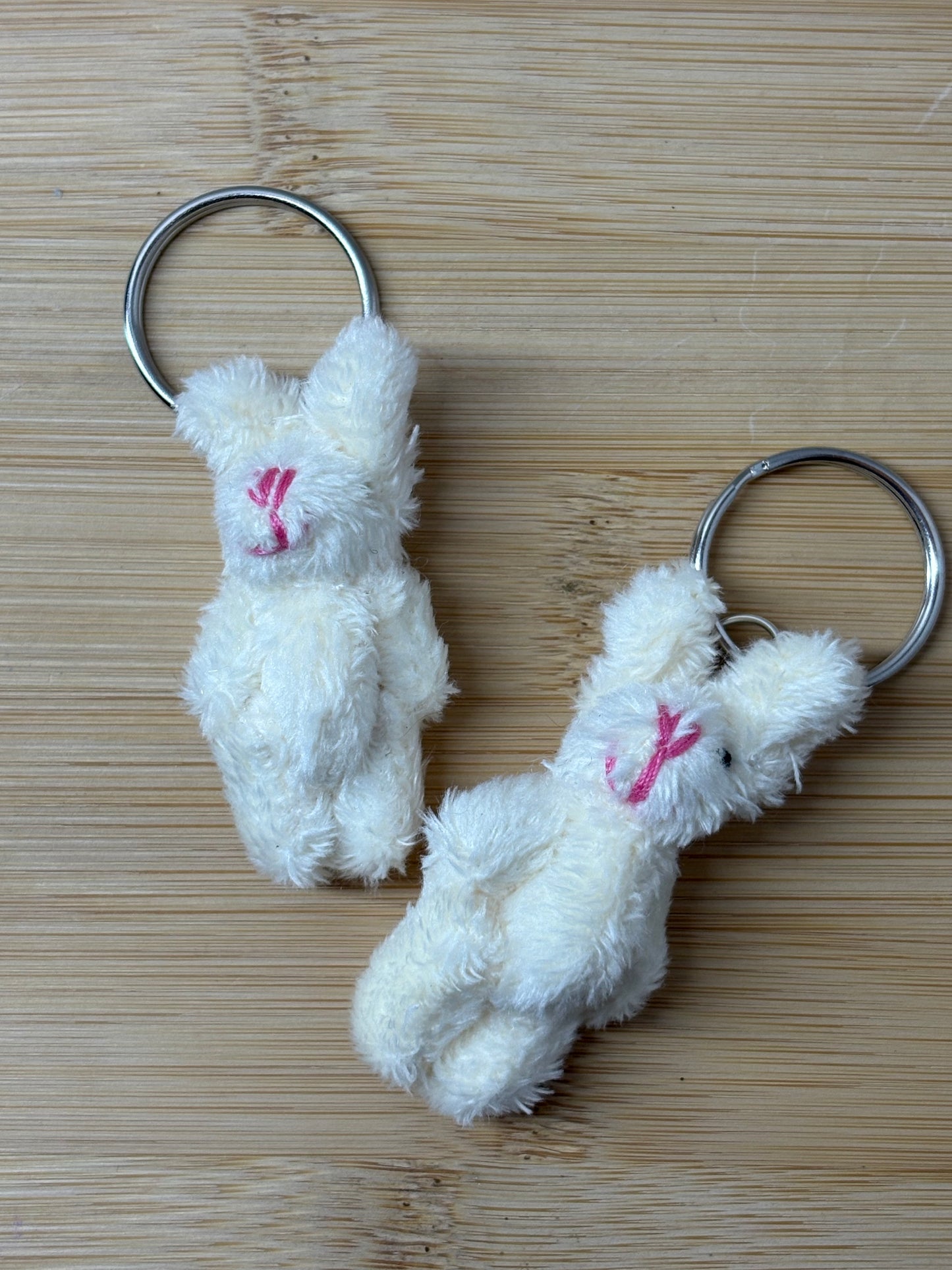 White Rabbit Keychain