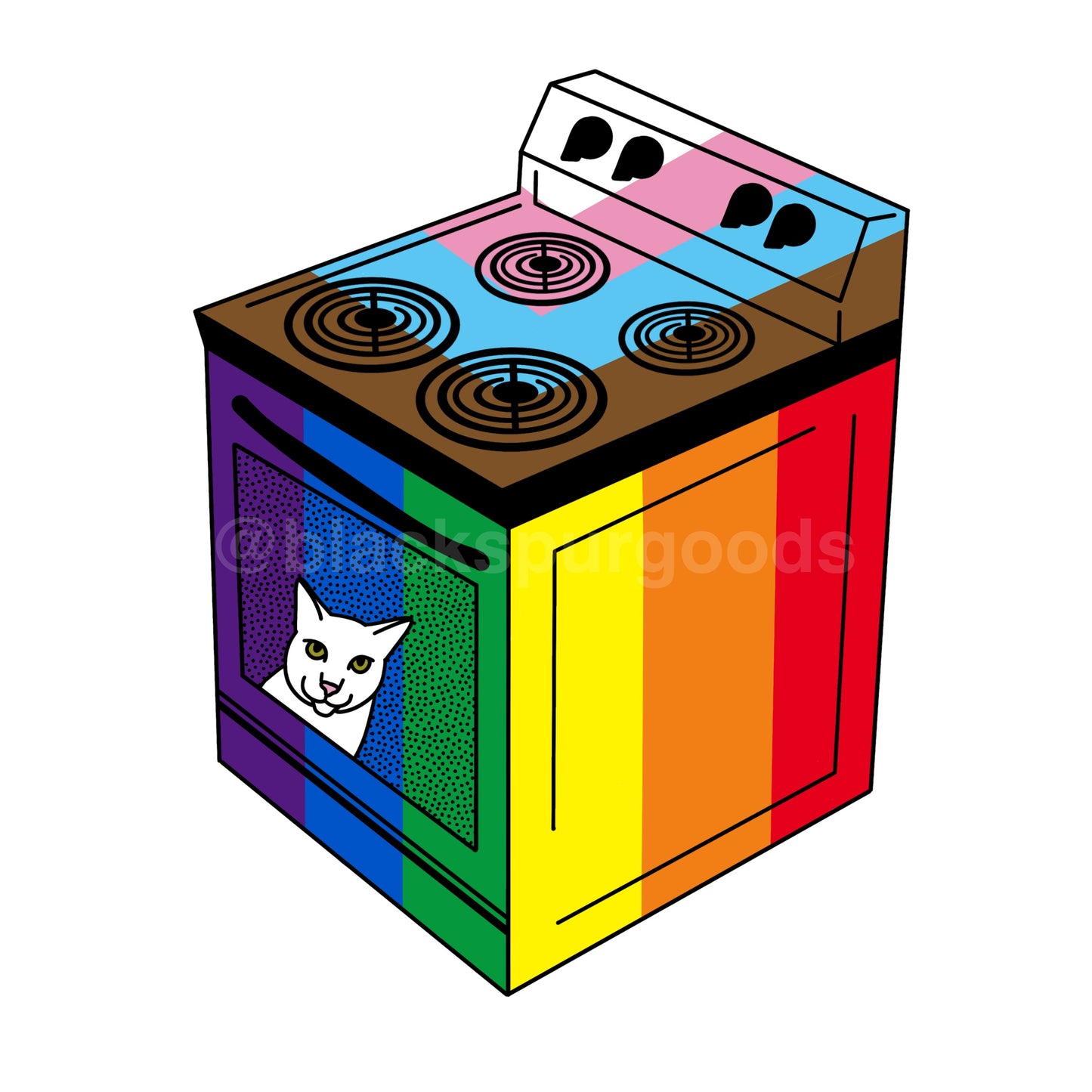 Oven Paul Pride Sticker