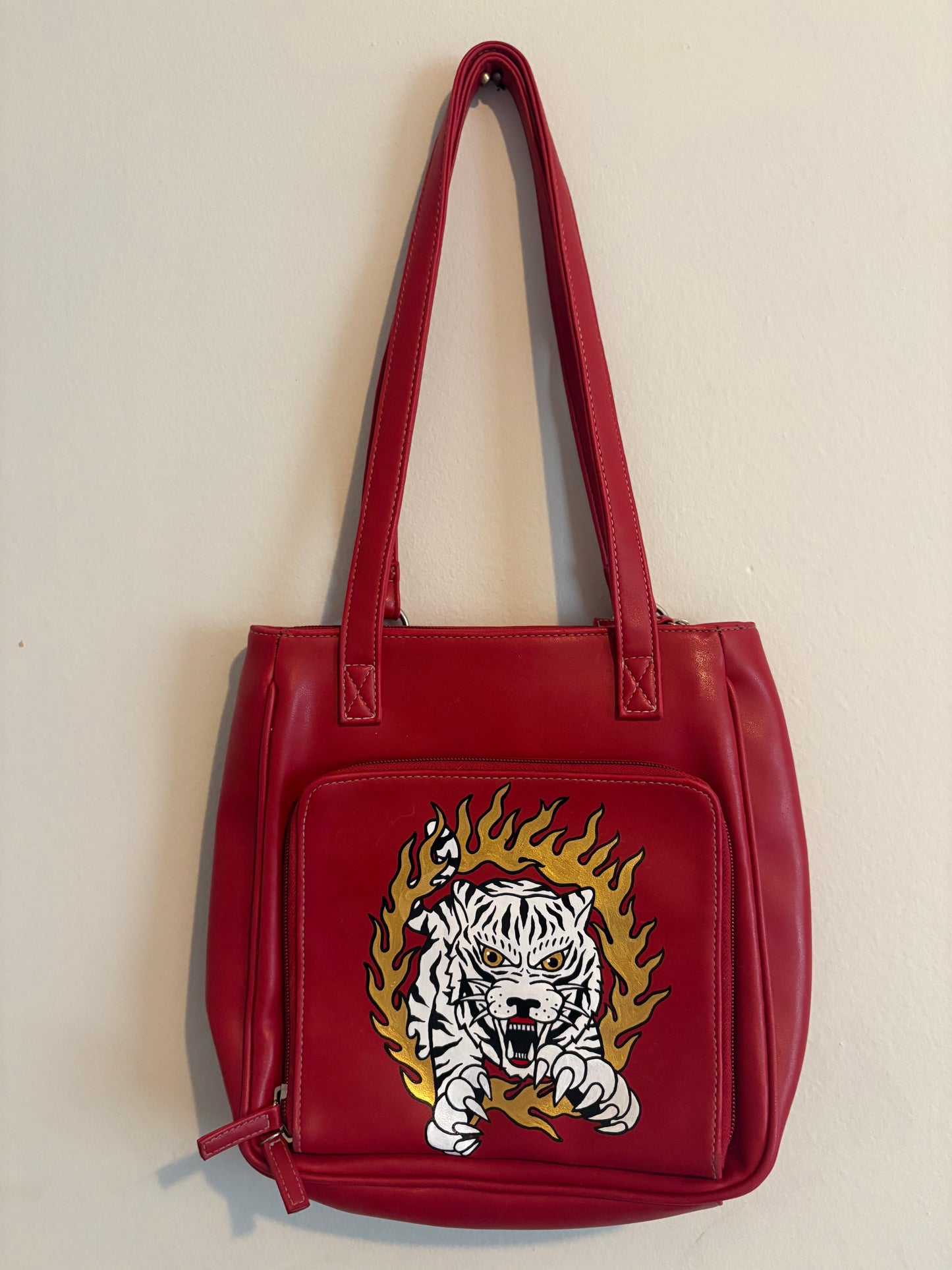 White Tiger Handbag