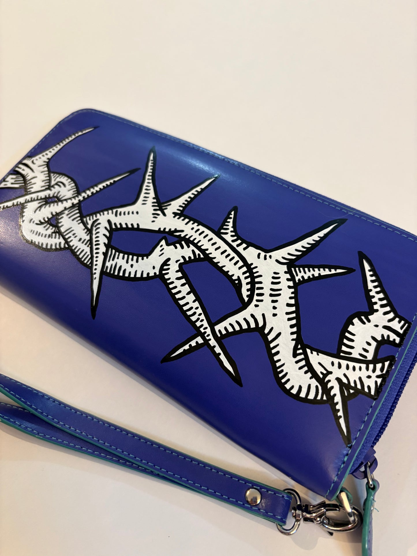 Blue Thorn Wallet