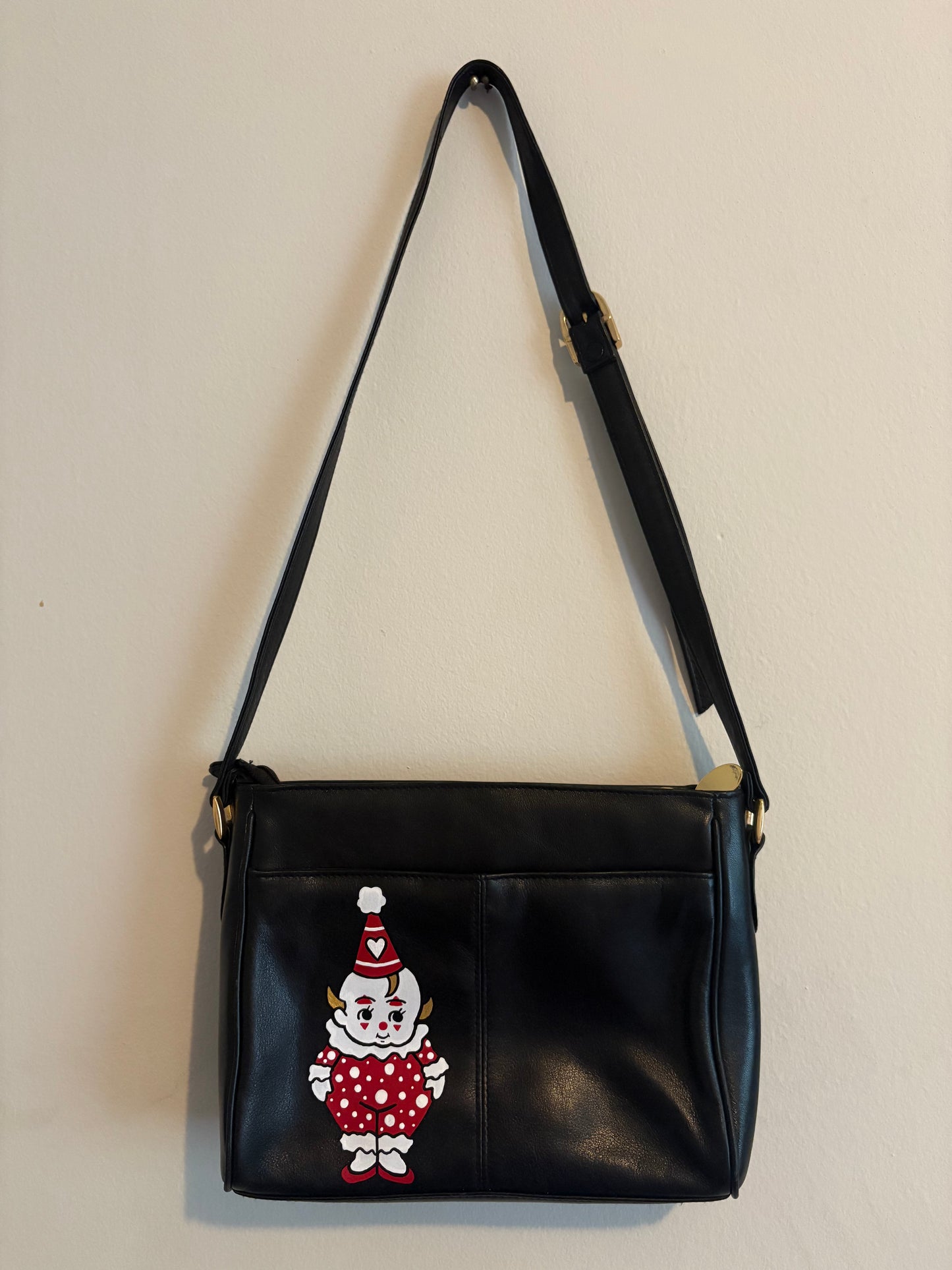 Polka Dot Kewpie Clown Bag