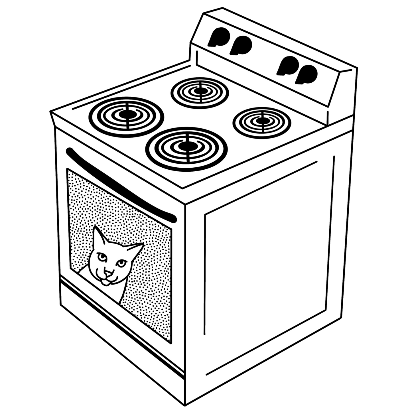 Oven Paul Mini Sticker Duo
