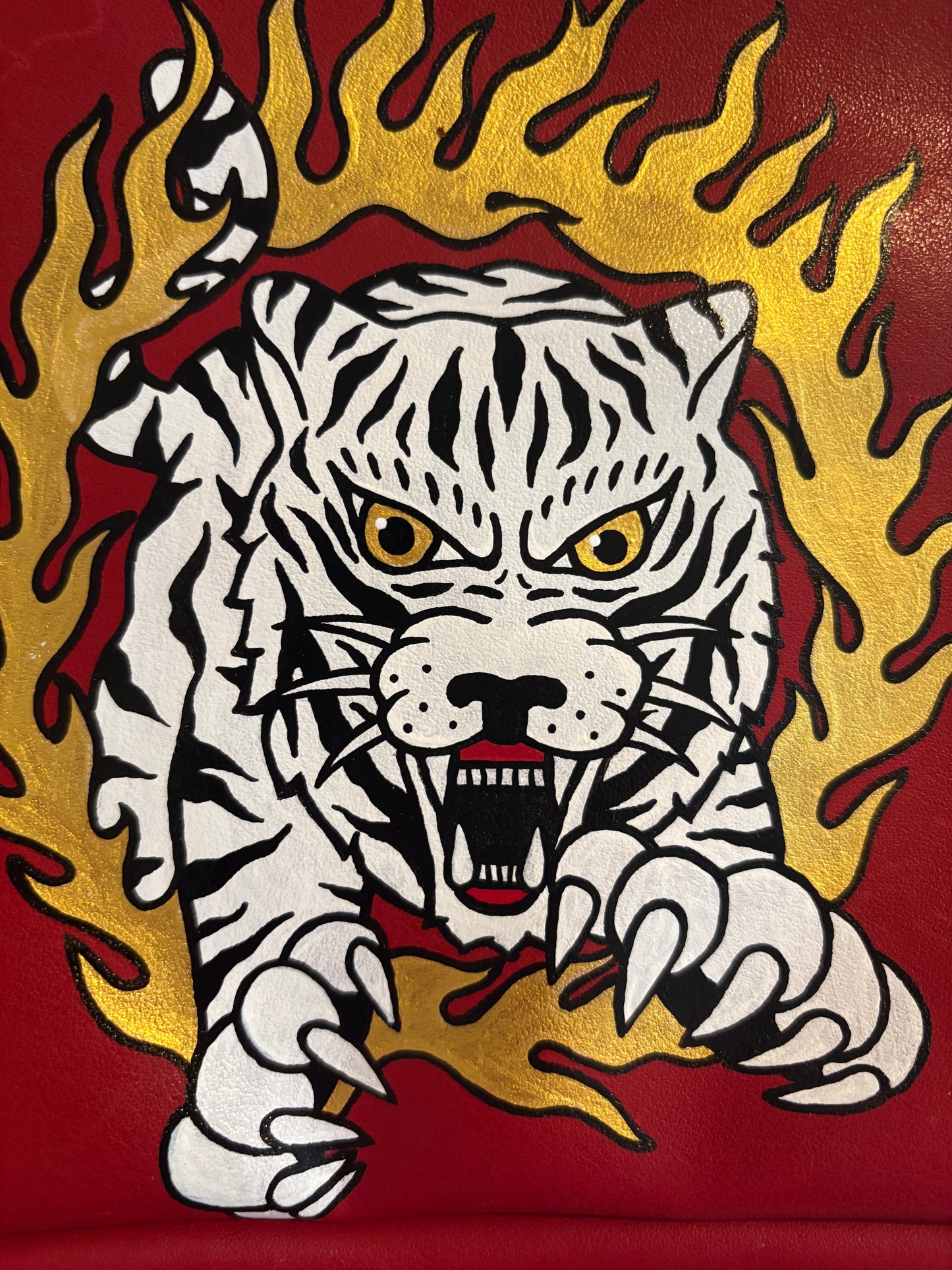 White Tiger Handbag