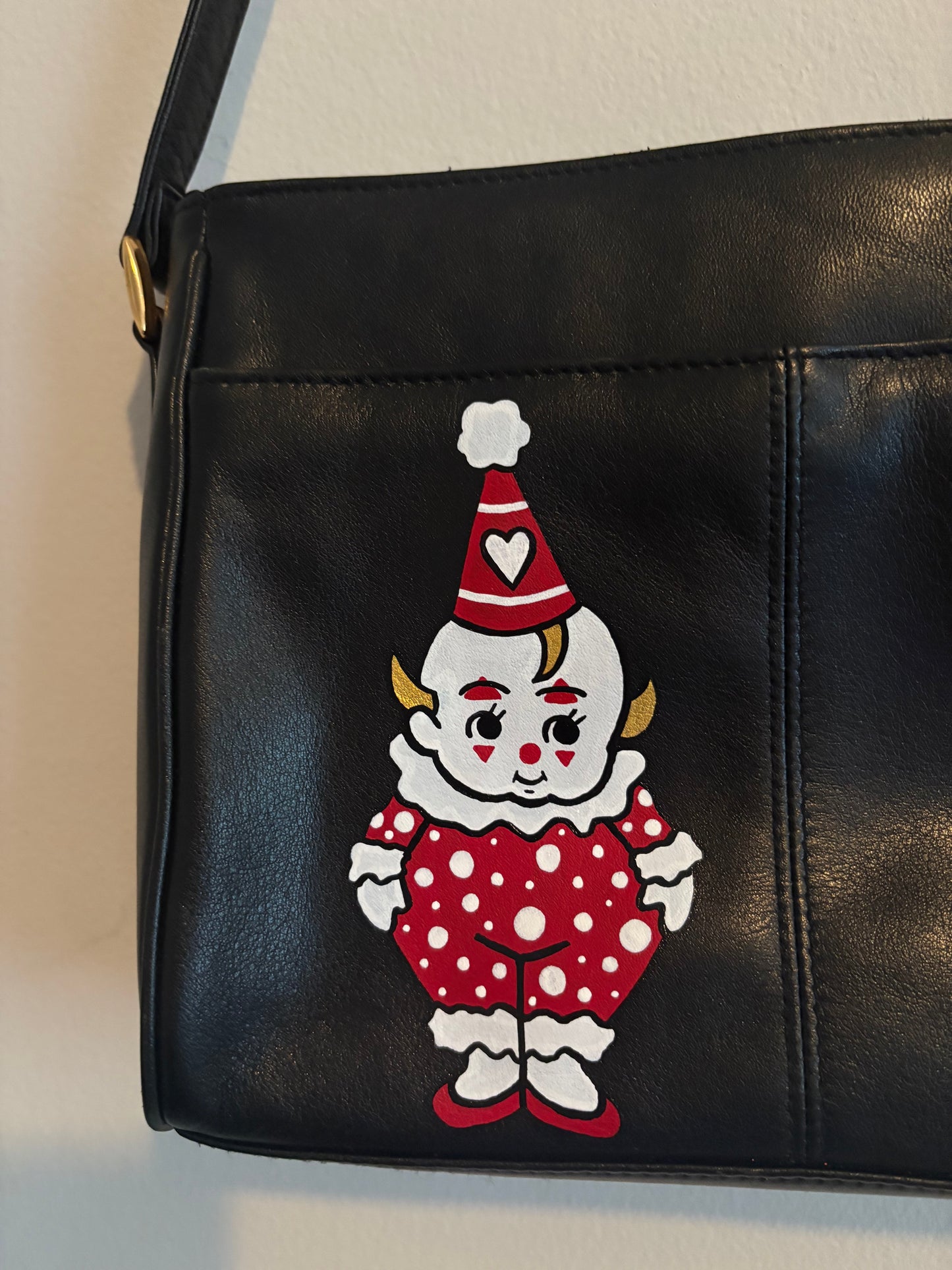 Polka Dot Kewpie Clown Bag