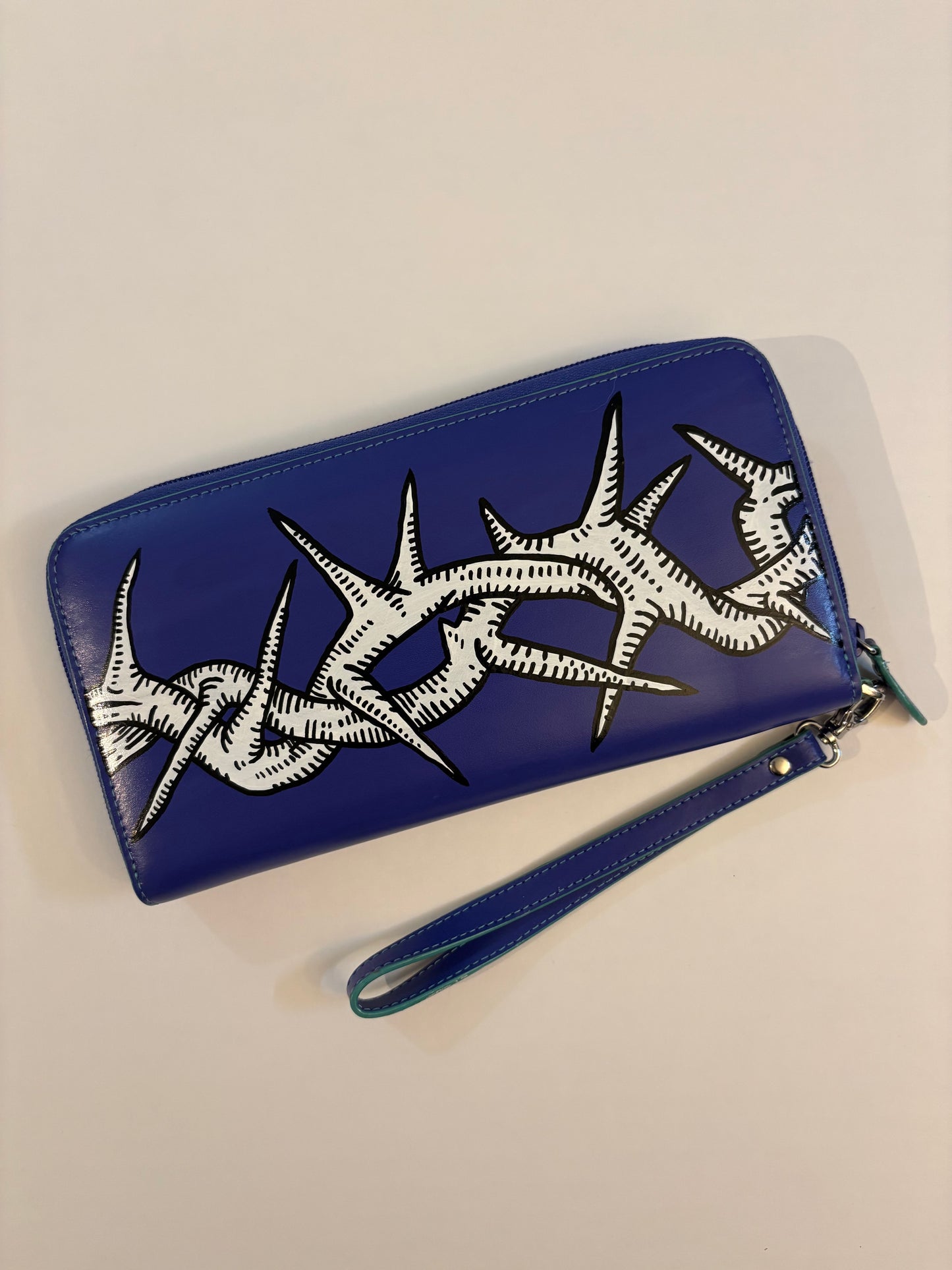 Blue Thorn Wallet